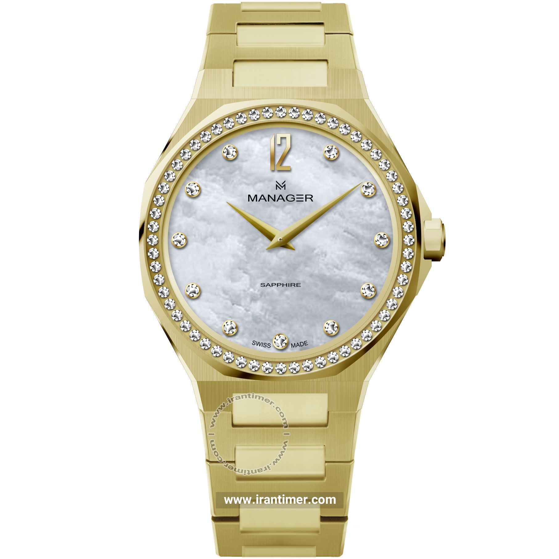 قیمت و خرید ساعت مچی زنانه منیجر(MANAGER) مدل MAN-RW-21-GM فشن | اورجینال و اصلی