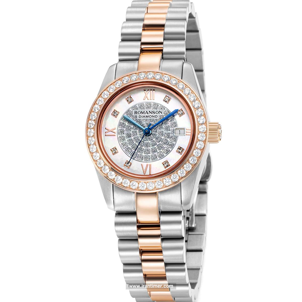 قیمت و خرید ساعت مچی زنانه رومانسون(ROMANSON) مدل RM1B51QL1JMS6U فشن | اورجینال و اصلی