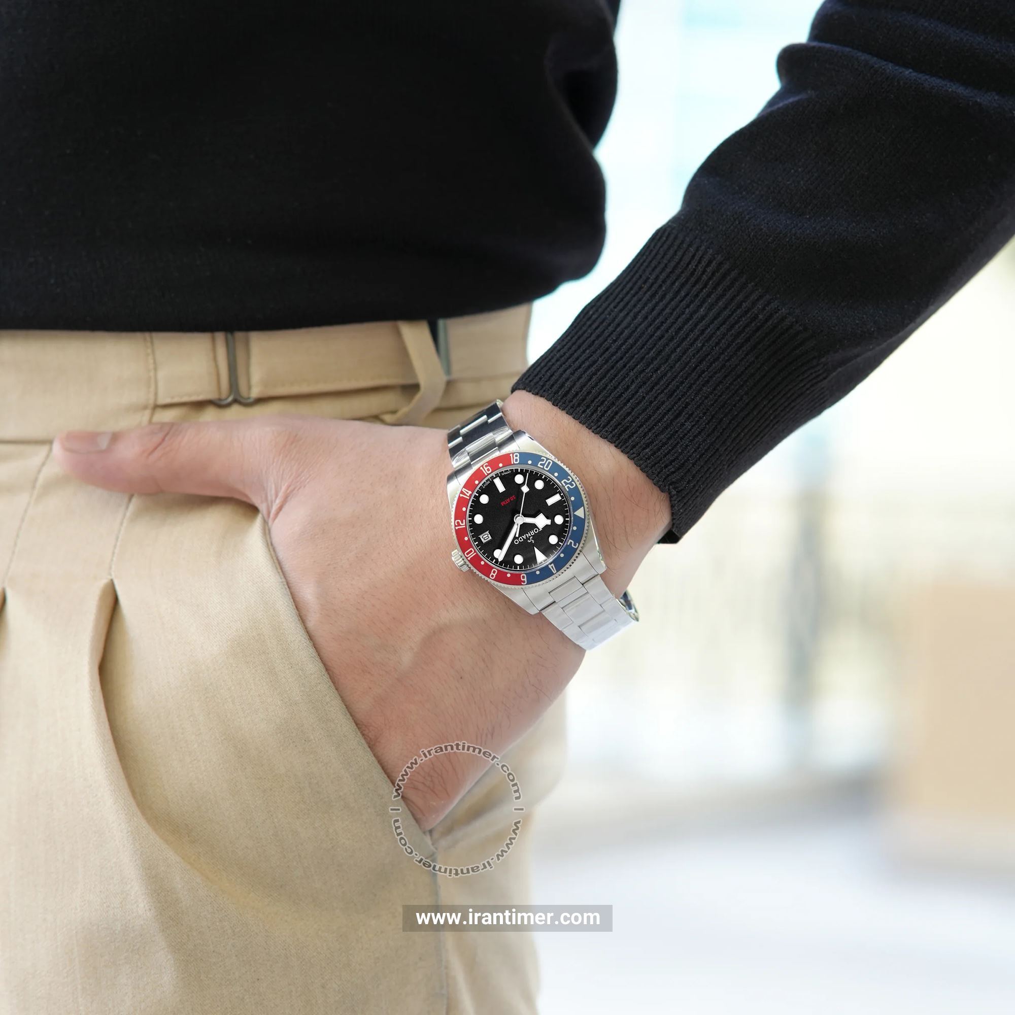 قیمت و خرید ساعت مچی مردانه تورنادو(Tornado) مدل T24006-A کلاسیک | اورجینال و اصلی