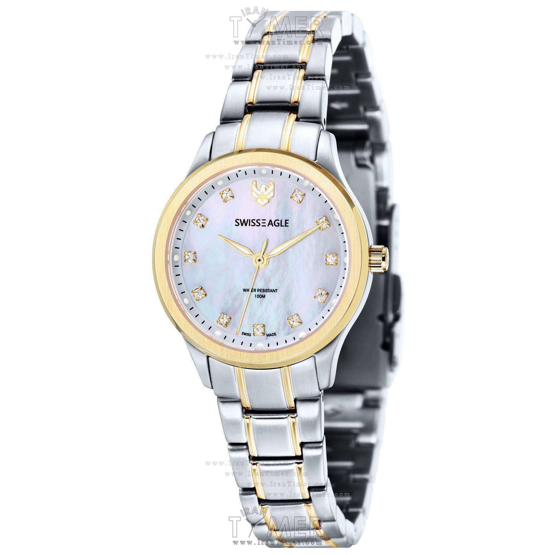 قیمت و خرید ساعت مچی زنانه سوئیس ایگل(SWISS EAGLE) مدل SE6047-66 کلاسیک | اورجینال و اصلی