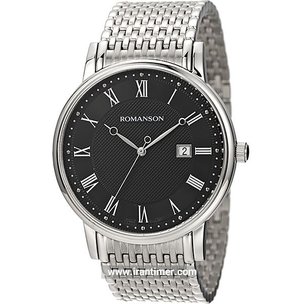 قیمت و خرید ساعت مچی مردانه رومانسون(ROMANSON) مدل TM1274MM1WA32W-BK کلاسیک | اورجینال و اصلی