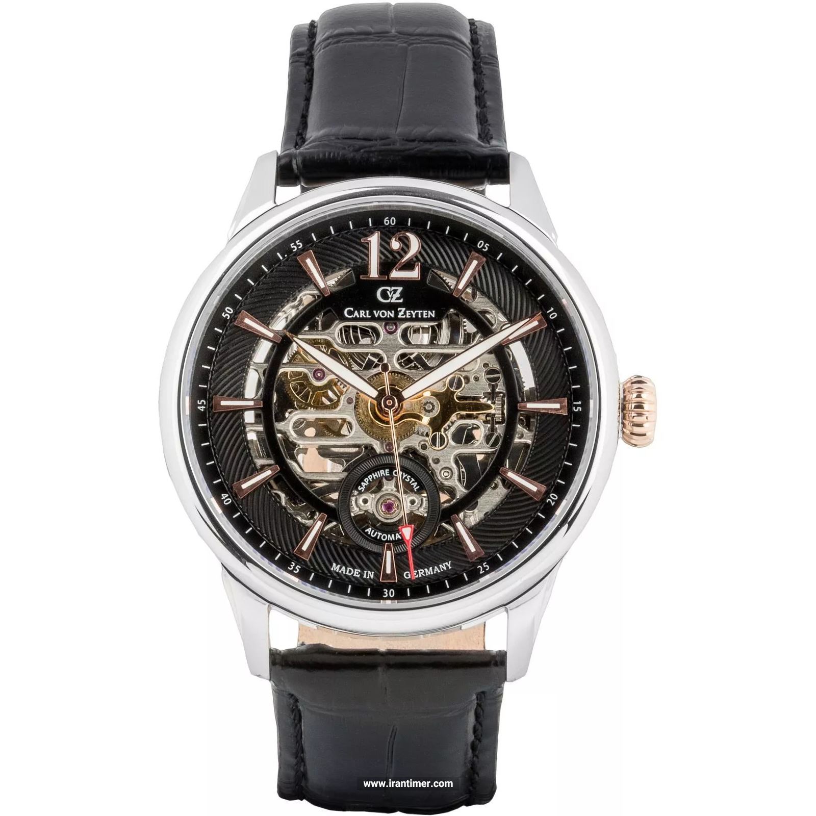 قیمت و خرید ساعت مچی مردانه کارل ون زیتن(CARL VON ZEYTEN) مدل CVZ0080BKRS کلاسیک | اورجینال و اصلی