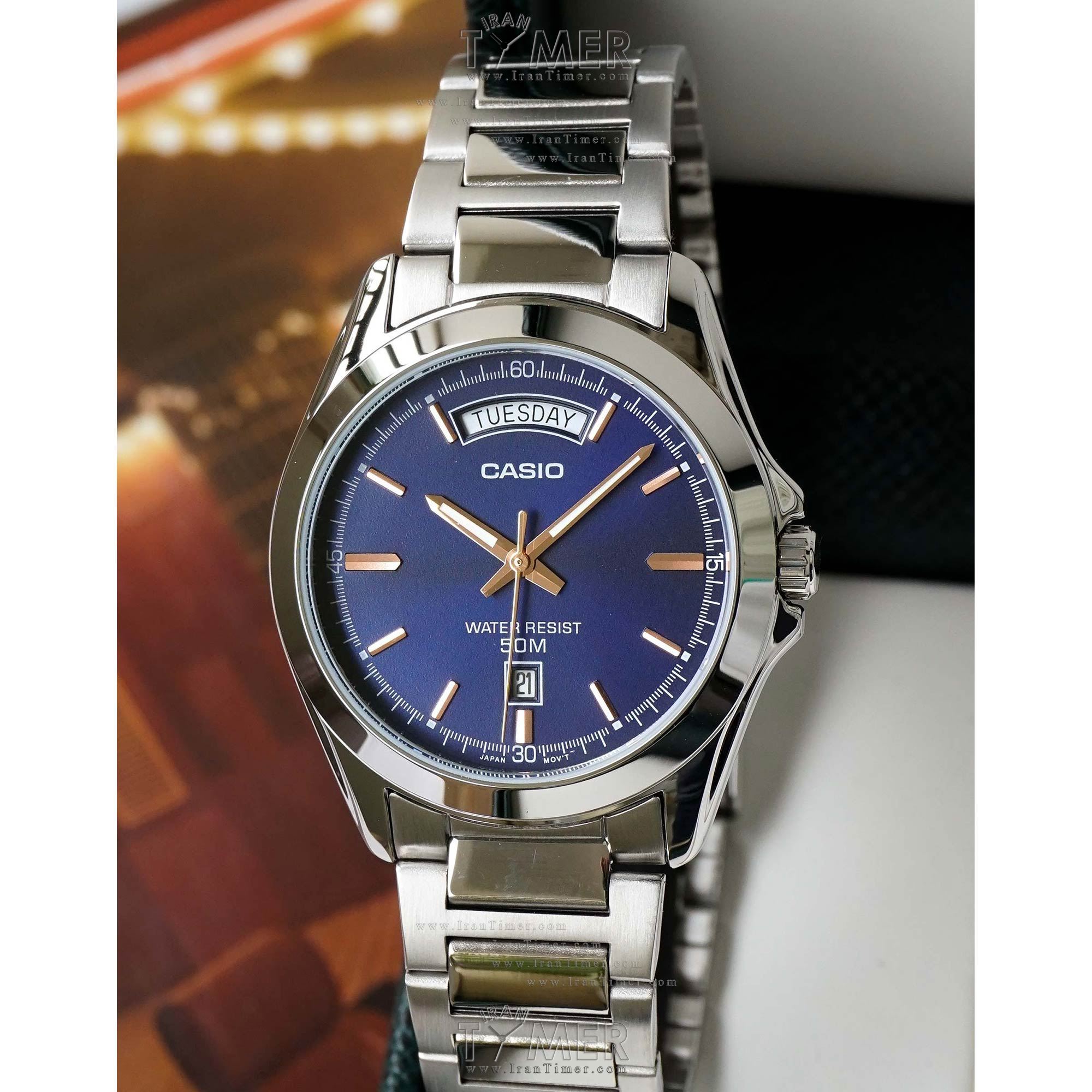 قیمت و خرید ساعت مچی مردانه کاسیو (CASIO) جنرال مدل MTP-1370D-2AVDF کلاسیک | اورجینال و اصلی