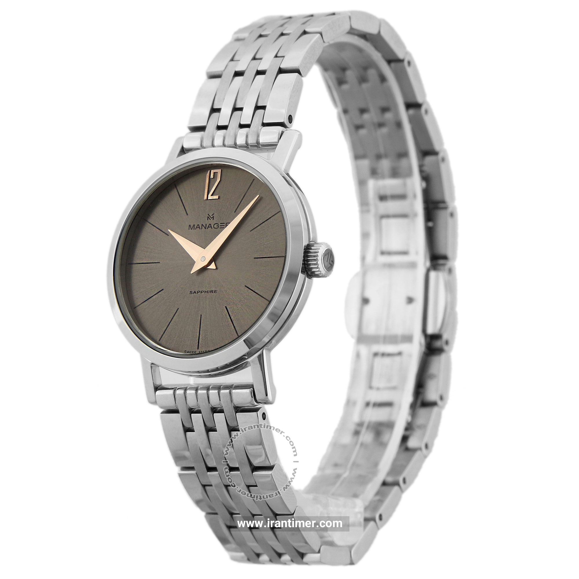 قیمت و خرید ساعت مچی زنانه منیجر(MANAGER) مدل MAN-PS-13-SM کلاسیک | اورجینال و اصلی