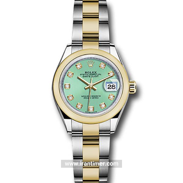 قیمت و خرید ساعت مچی زنانه رولکس(Rolex) مدل 279163 mgdo Green کلاسیک | اورجینال و اصلی