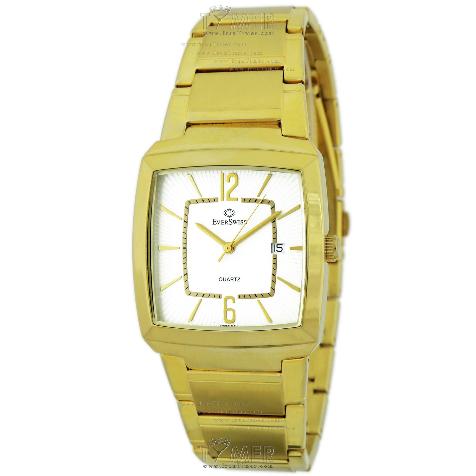 قیمت و خرید ساعت مچی مردانه اورسوئیس(EVER SWISS) مدل 10201-136 کلاسیک | اورجینال و اصلی