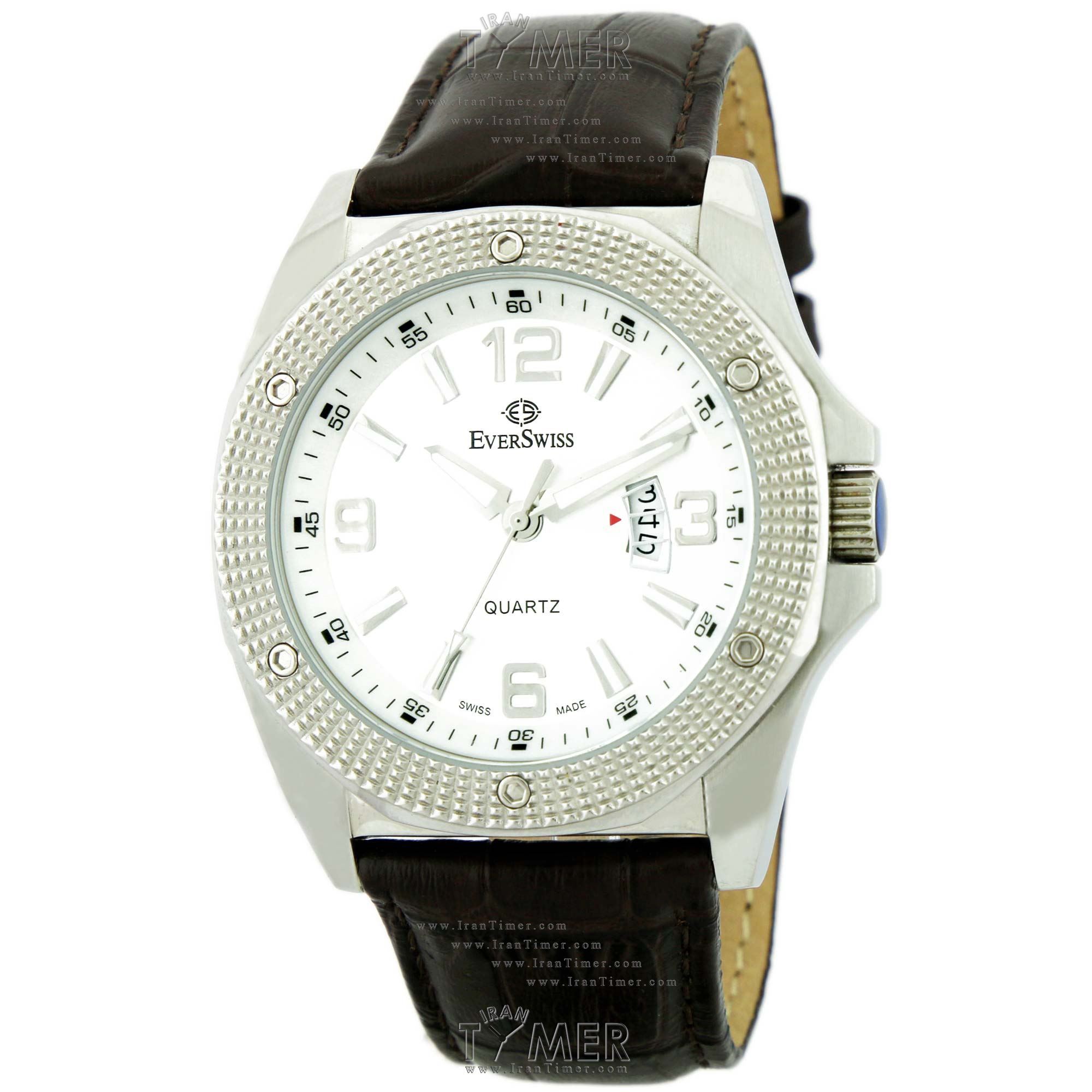 قیمت و خرید ساعت مچی مردانه اورسوئیس(EVER SWISS) مدل 19230-S157 کلاسیک | اورجینال و اصلی