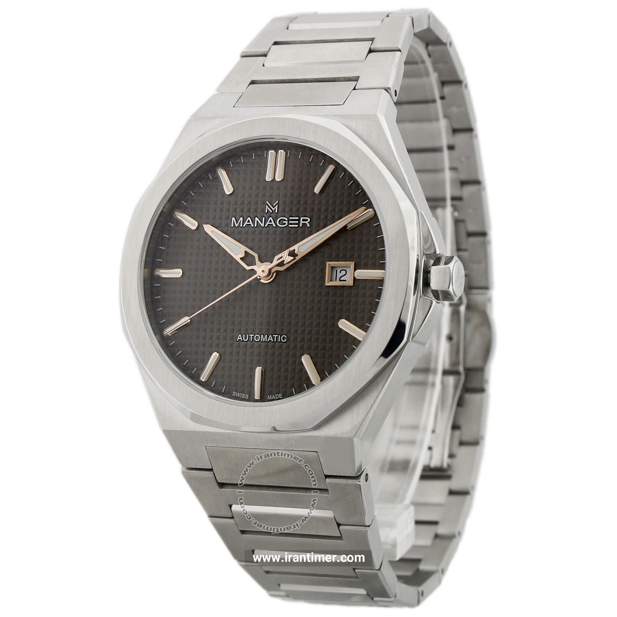 قیمت و خرید ساعت مچی مردانه منیجر(MANAGER) مدل MAN-RA-115-SM کلاسیک | اورجینال و اصلی