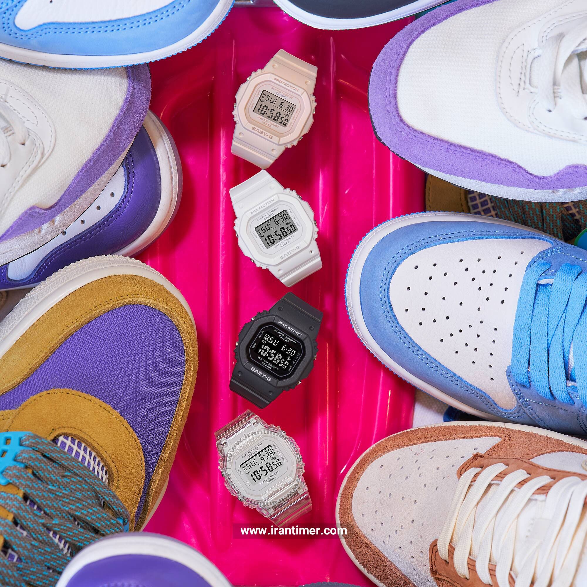 قیمت و خرید ساعت مچی کاسیو (CASIO) بیبی جی مدل BGD-565-7DR اسپرت | اورجینال و اصلی