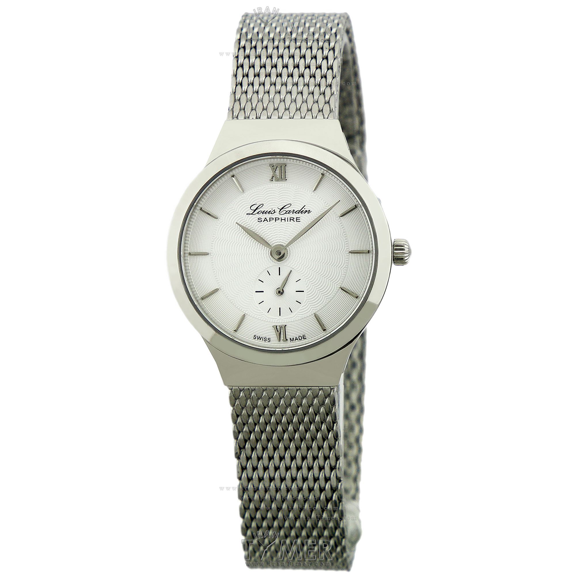 قیمت و خرید ساعت مچی زنانه لوئیس کاردین(LOUIS CARDIN) مدل LC002 L MESH WT کلاسیک | اورجینال و اصلی