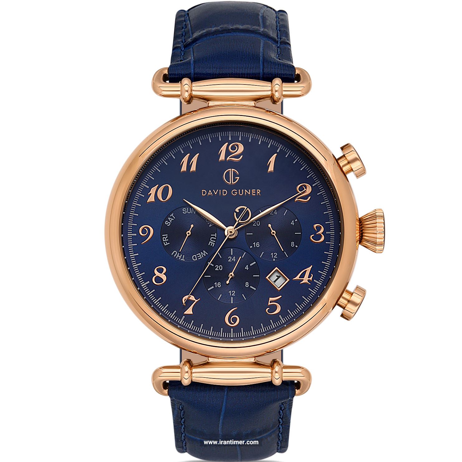 قیمت و خرید ساعت مچی مردانه دیوید گانر(David Guner) مدل DG-8384GB-T3 کلاسیک | اورجینال و اصلی