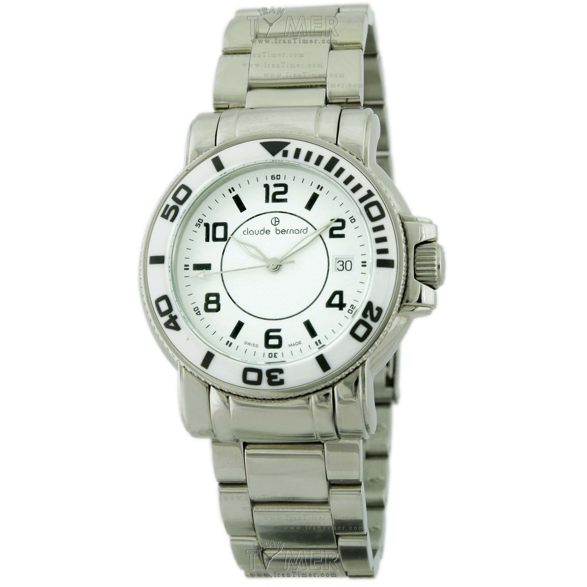 قیمت و خرید ساعت مچی مردانه کلودبرنارد(CLAUDE BERNARD) مدل 70151-107W کلاسیک | اورجینال و اصلی