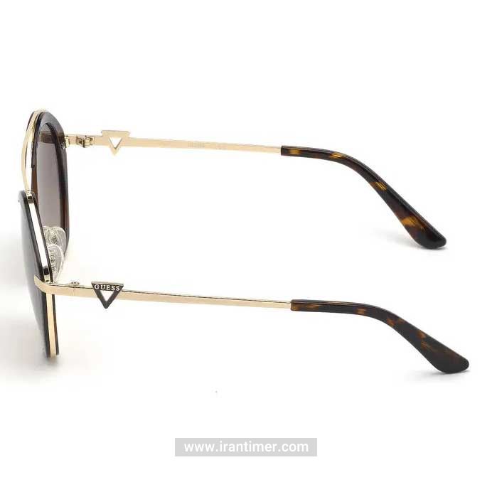 قیمت و خرید عینک آفتابی زنانه کلاسیک (guess) مدل GU 7634 52F 54 | اورجینال و اصلی