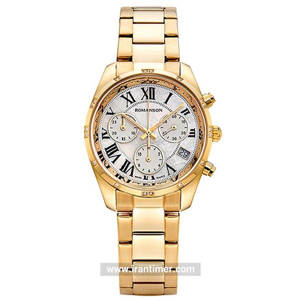 قیمت و خرید ساعت مچی زنانه رومانسون(ROMANSON) مدل TM9A25QLGGMS1G-W کلاسیک | اورجینال و اصلی