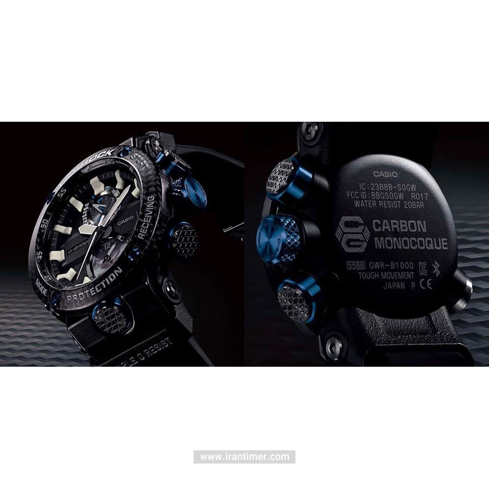 قیمت و خرید ساعت مچی مردانه کاسیو (CASIO) جی شاک مدل GWR-B1000-1A1DR اسپرت | اورجینال و اصلی
