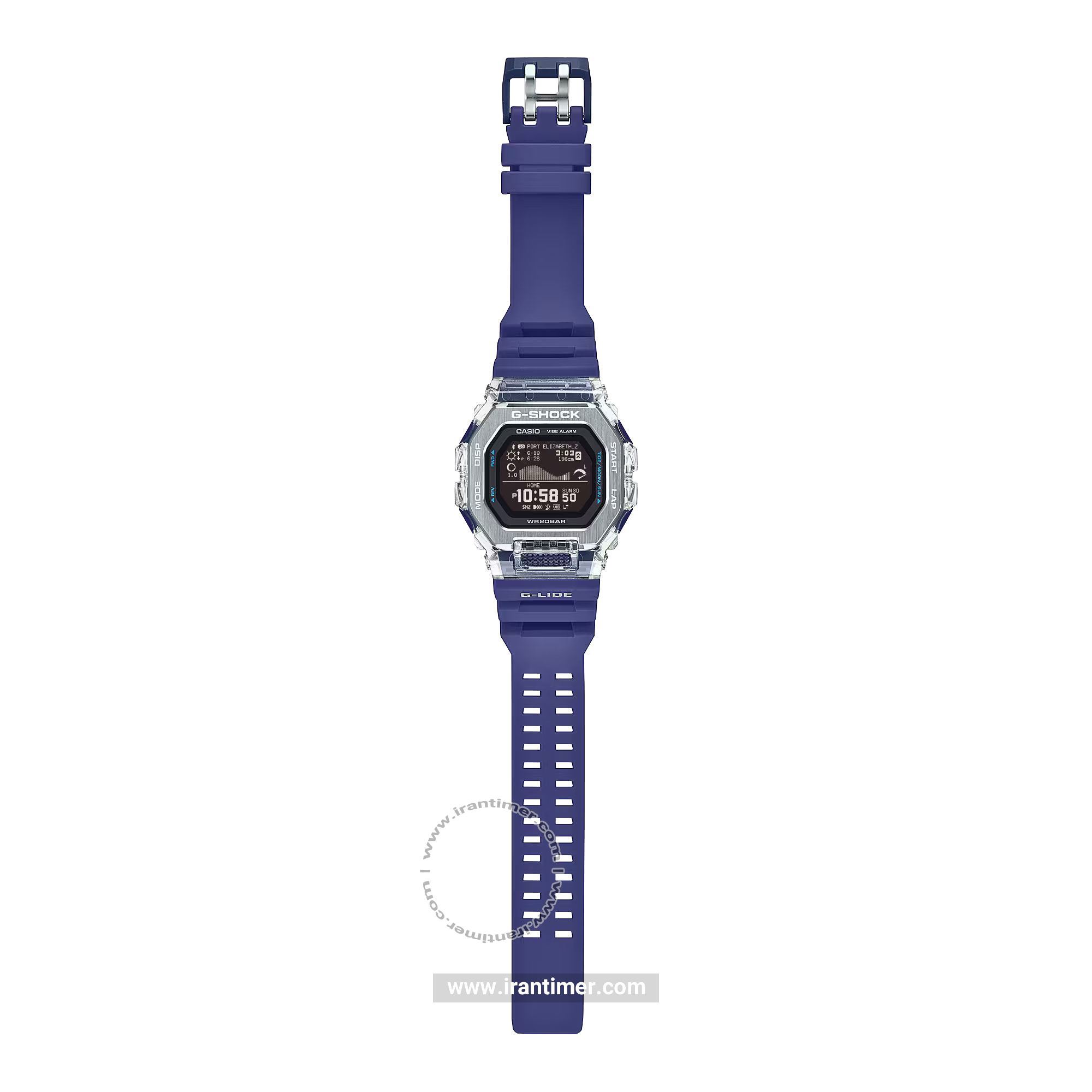قیمت و خرید ساعت مچی مردانه کاسیو (CASIO) جی شاک مدل GBX-100S-2DR اسپرت | اورجینال و اصلی