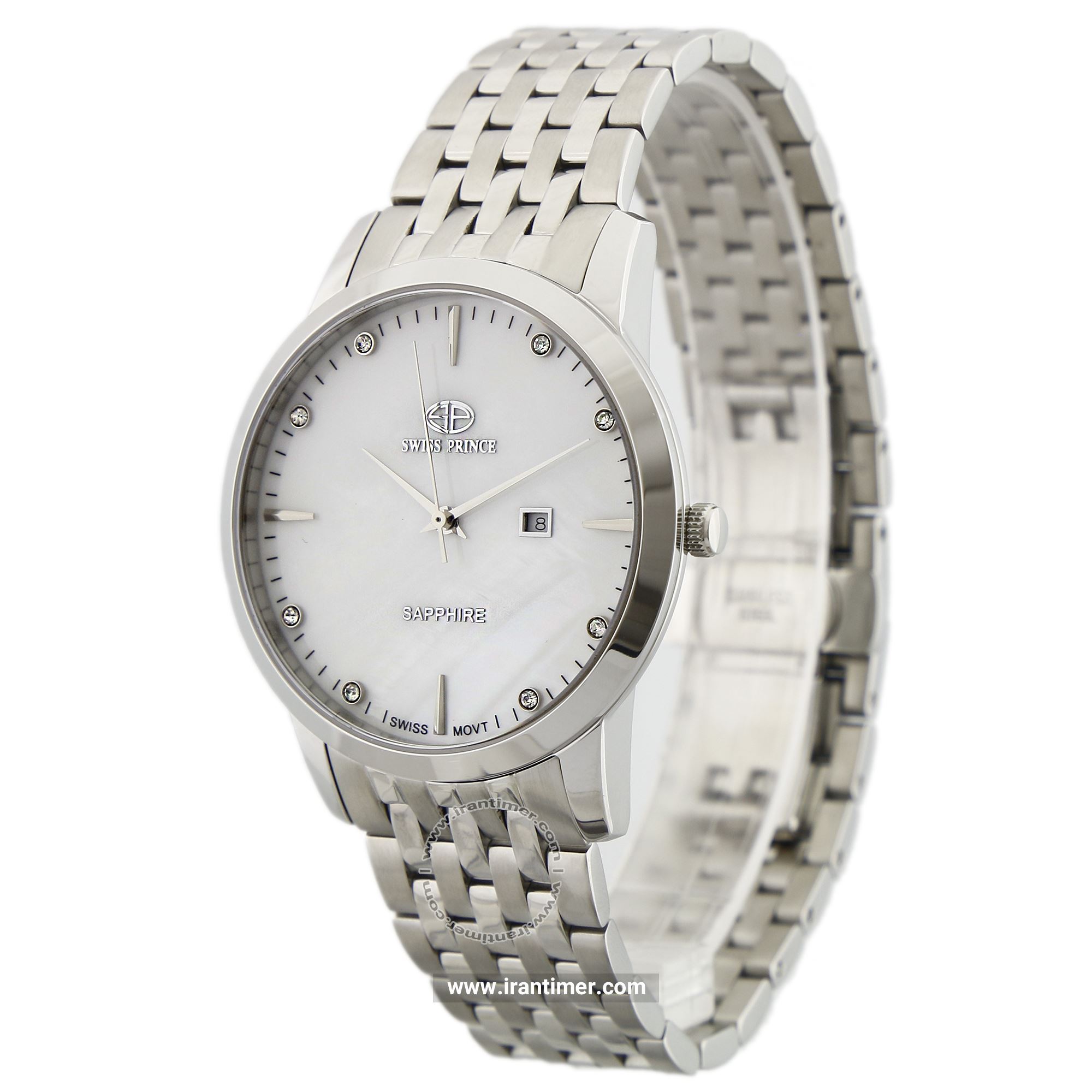 قیمت و خرید ساعت مچی مردانه سوئیس پرنس(Swiss Prince) مدل 2001G-MEN-WHITE کلاسیک | اورجینال و اصلی