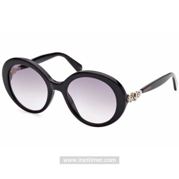 قیمت و خرید عینک آفتابی زنانه کلاسیک (SWAROVSKI) مدل SK 0360 01B 53 | اورجینال و اصلی