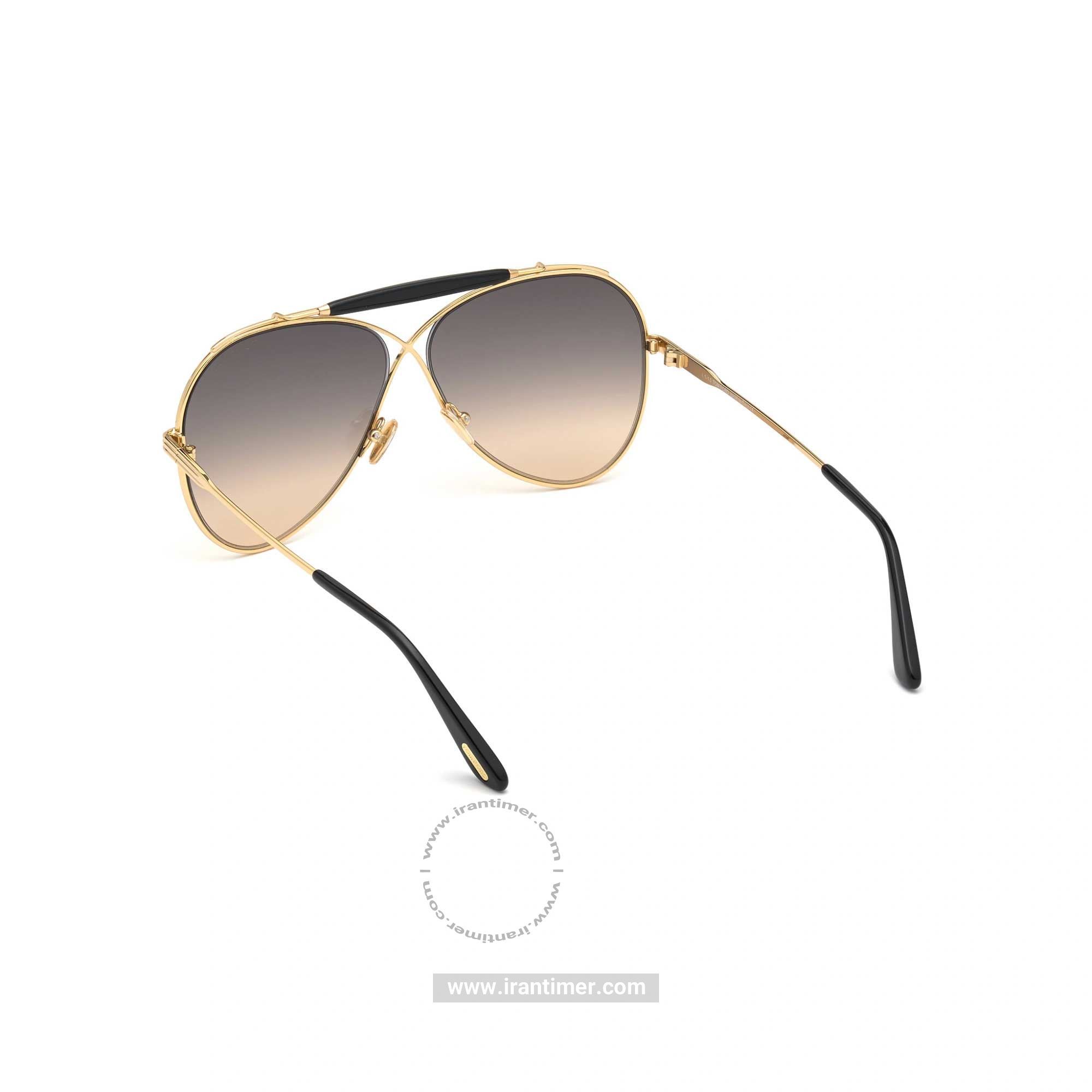 قیمت و خرید عینک آفتابی زنانه مردانه خلبانی (TOM FORD) مدل FT 0818 30B 60 | اورجینال و اصلی