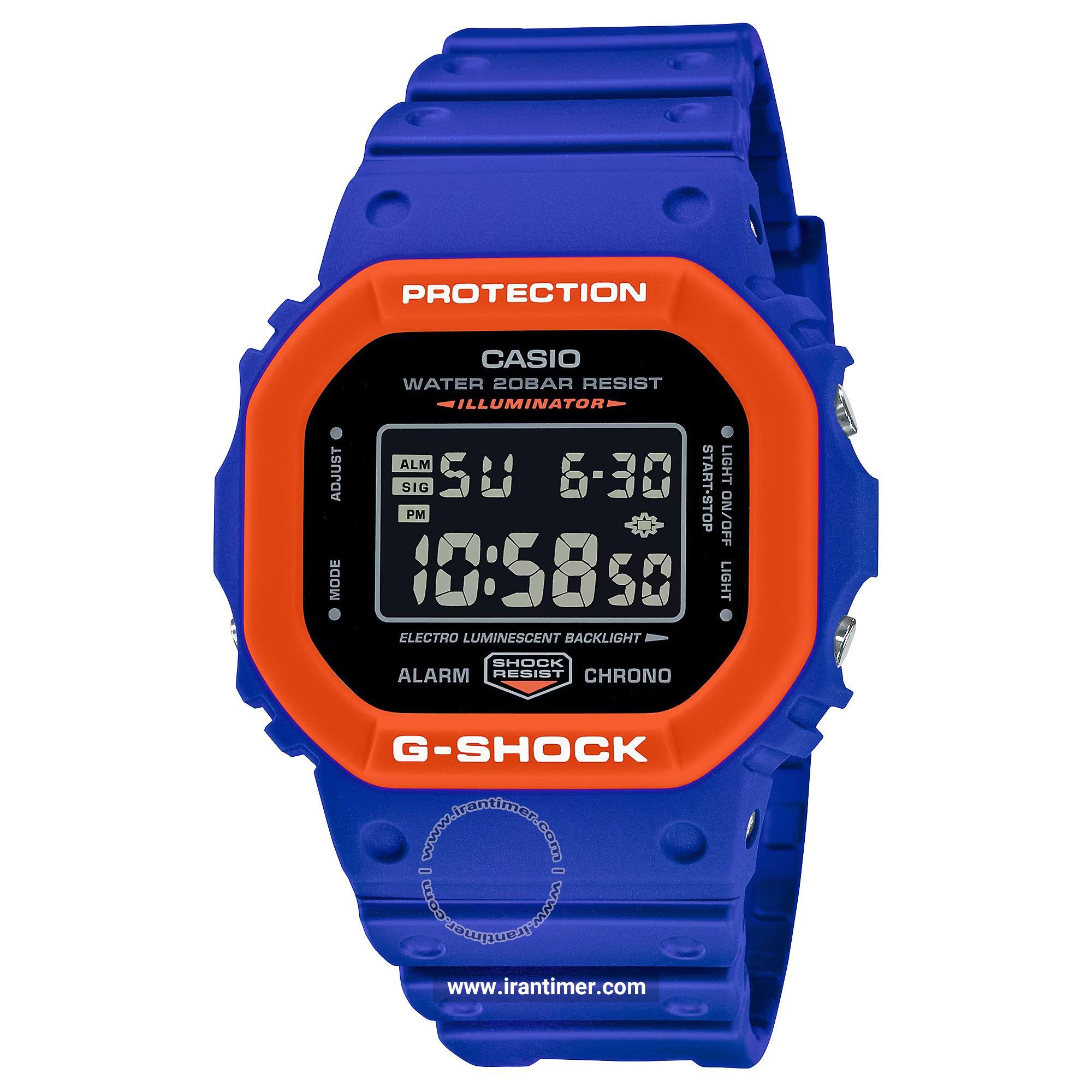 قیمت و خرید ساعت مچی مردانه کاسیو (CASIO) جی شاک مدل DW-5610SC-2DR اسپرت | اورجینال و اصلی