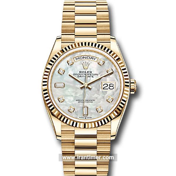 قیمت و خرید ساعت مچی مردانه رولکس(Rolex) مدل 128238 mdp White کلاسیک | اورجینال و اصلی