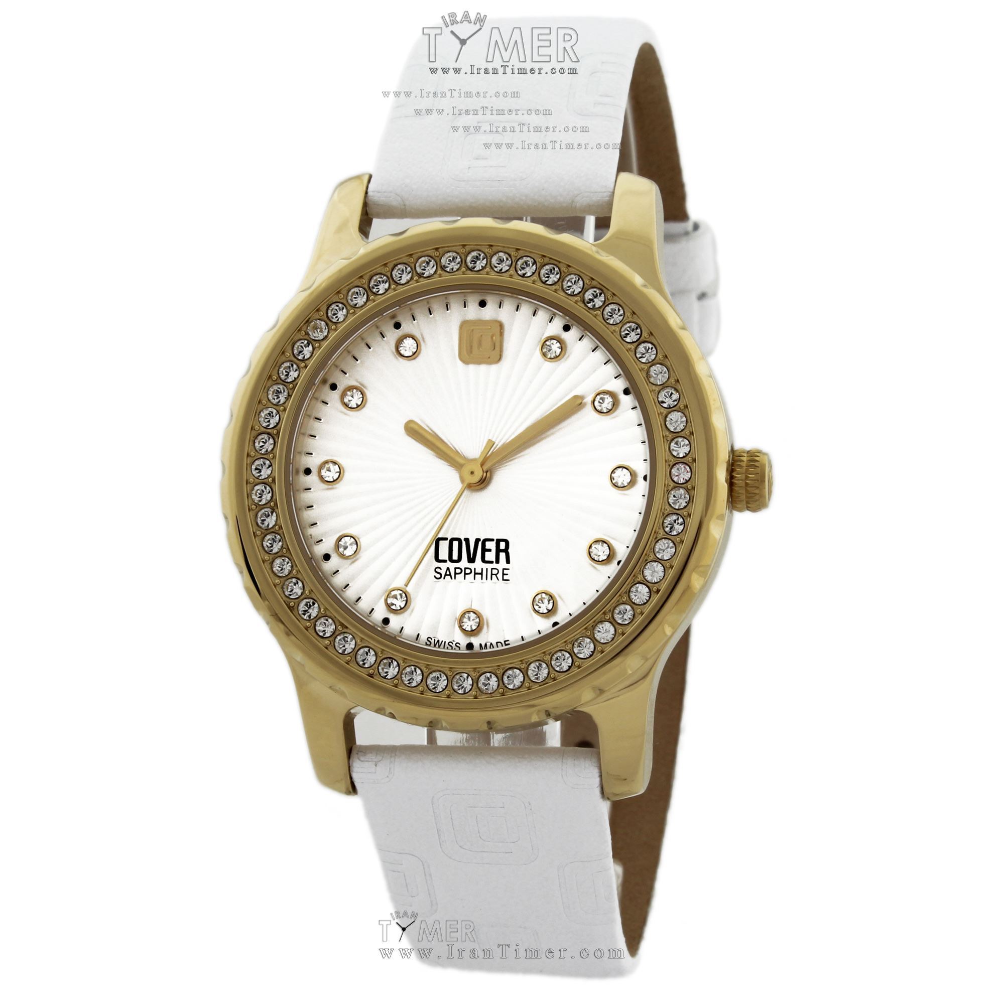 قیمت و خرید ساعت مچی زنانه کاور(COVER) مدل CO154.PL2LWH/SW کلاسیک فشن | اورجینال و اصلی