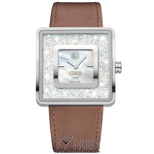 قیمت و خرید ساعت مچی زنانه کاور(COVER) مدل CO166.ST2LBR/SW کلاسیک | اورجینال و اصلی
