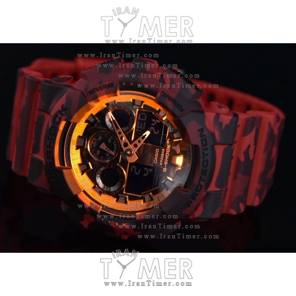 قیمت و خرید ساعت مچی مردانه کاسیو (CASIO) جی شاک مدل GA-100CM-4ADR اسپرت | اورجینال و اصلی