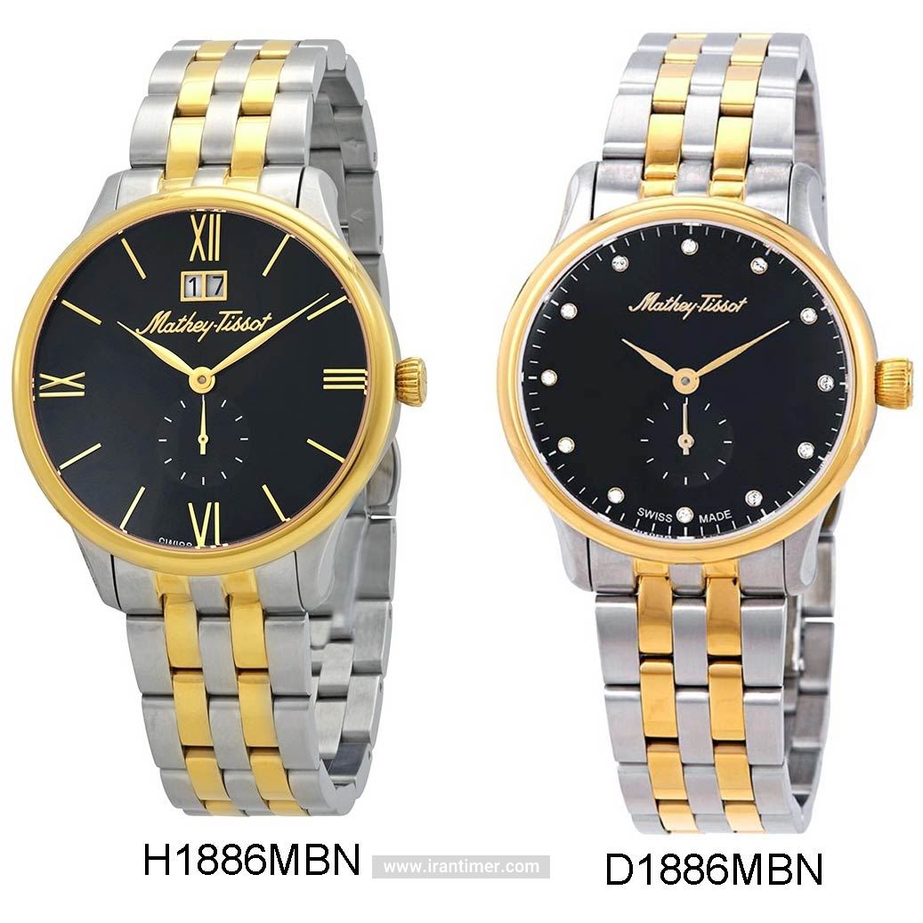 قیمت و خرید ساعت مچی مردانه متی تیسوت(MATHEY TISSOT) مدل H1886MBN کلاسیک | اورجینال و اصلی