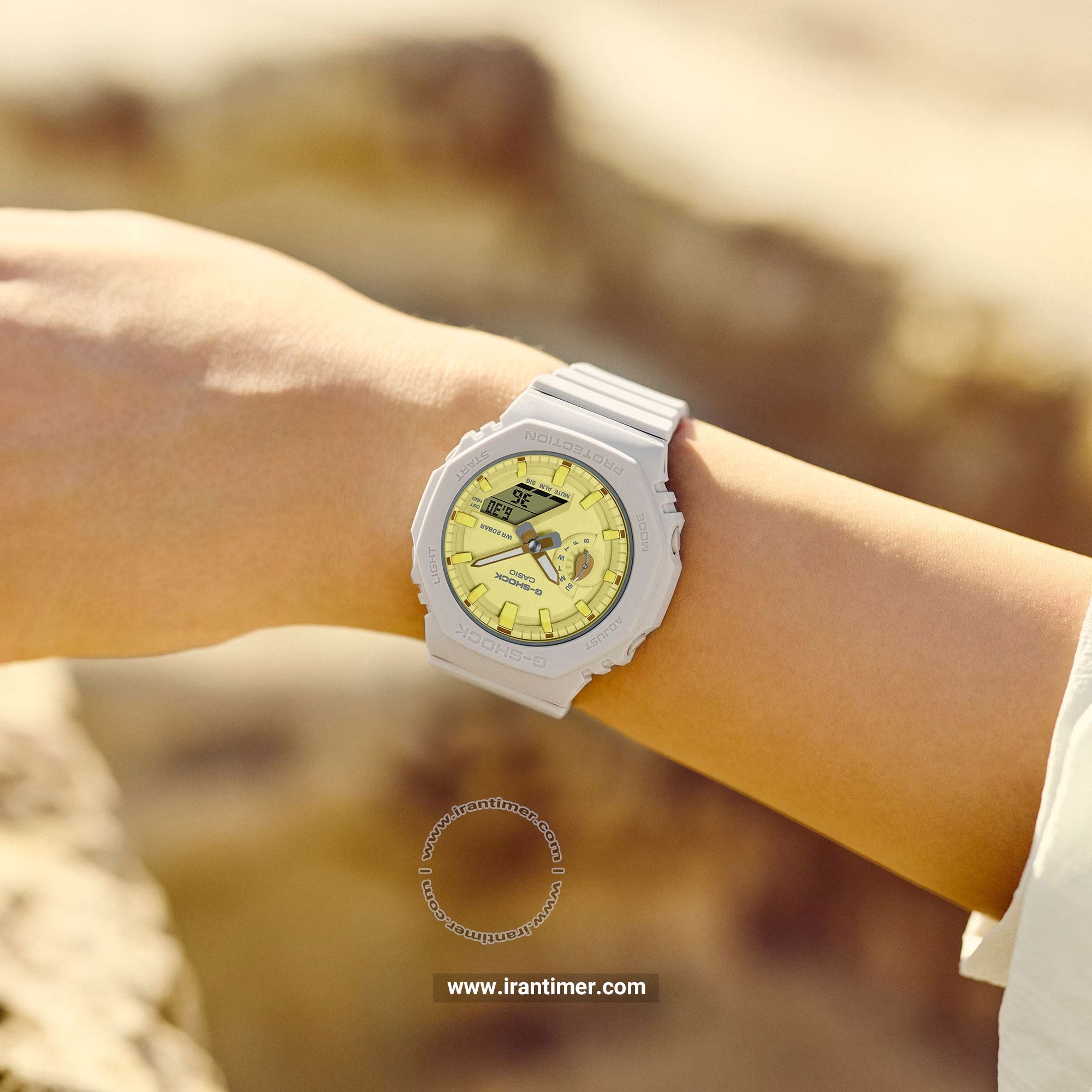 قیمت و خرید ساعت مچی زنانه کاسیو (CASIO) جی شاک مدل GMA-S2100NC-4A اسپرت | اورجینال و اصلی