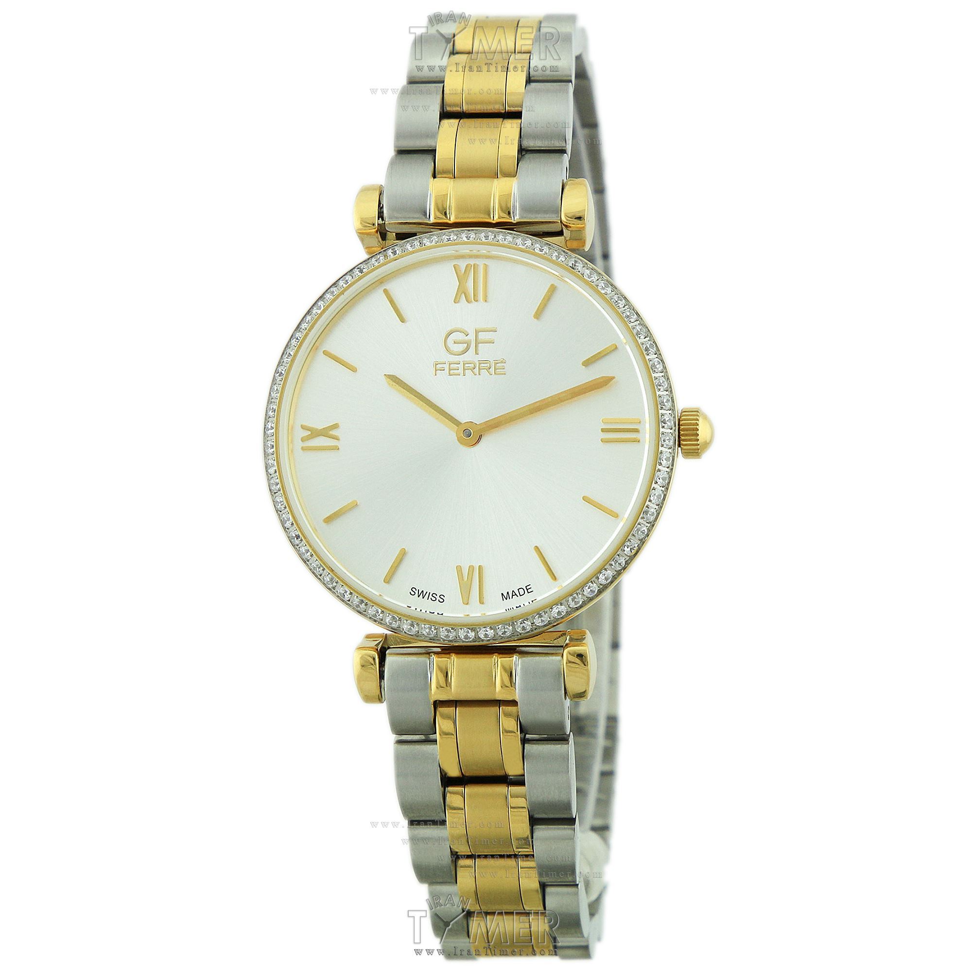 قیمت و خرید ساعت مچی زنانه جی اف فره(GF FERRE) مدل GF.GP74282.1.2 کلاسیک | اورجینال و اصلی