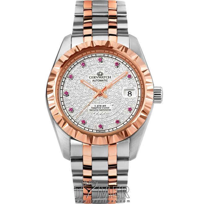 قیمت و خرید ساعت مچی مردانه کوین واچ(COINWATCH) مدل C103RSV کلاسیک | اورجینال و اصلی