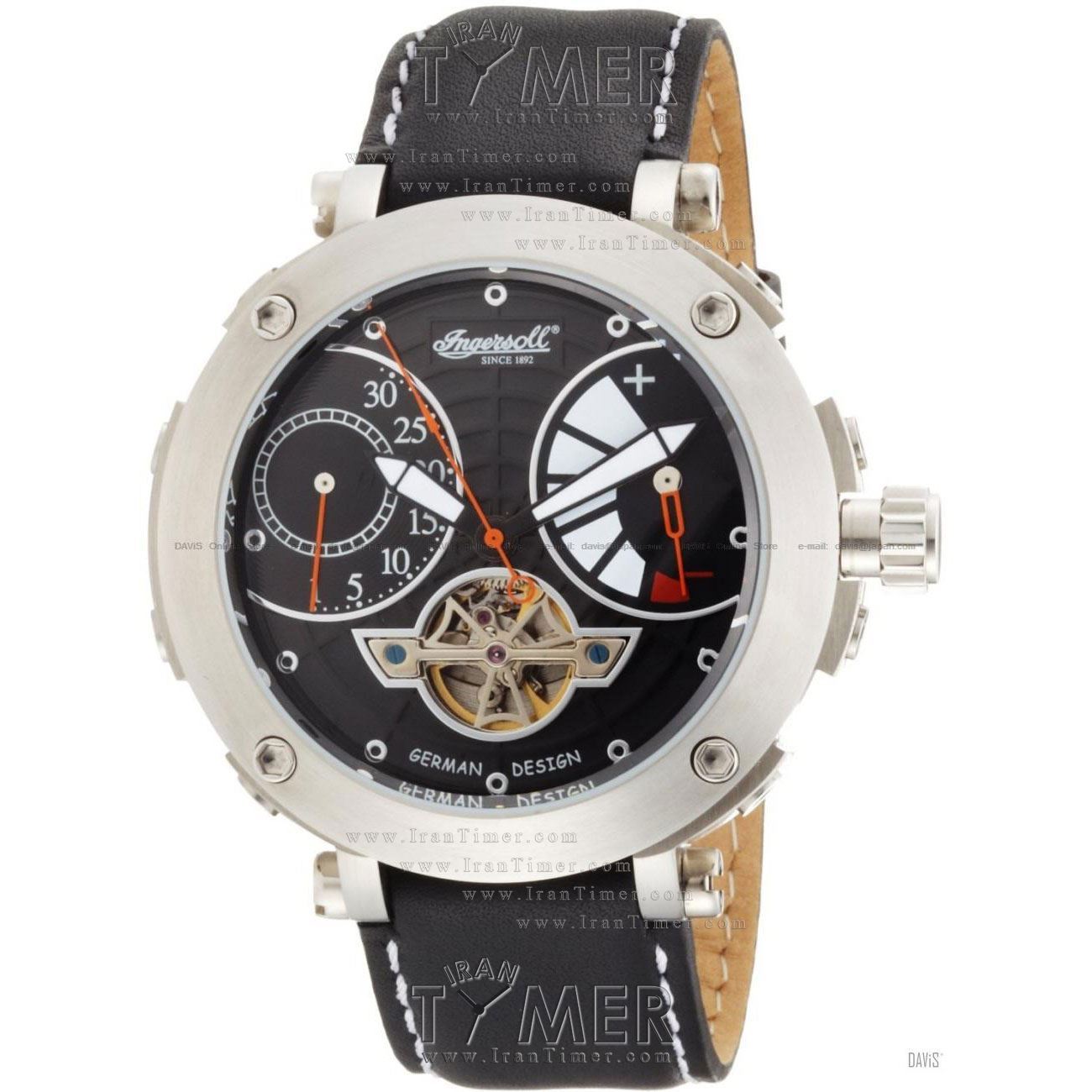 قیمت و خرید ساعت مچی مردانه اینگرسول(INGERSOLL) مدل IN6902BK کلاسیک اسپرت | اورجینال و اصلی