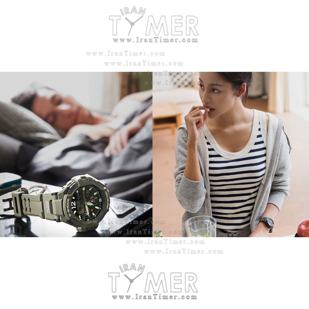 قیمت و خرید ساعت مچی مردانه کاسیو (CASIO) جی شاک مدل GA-1100KH-3ADR اسپرت | اورجینال و اصلی