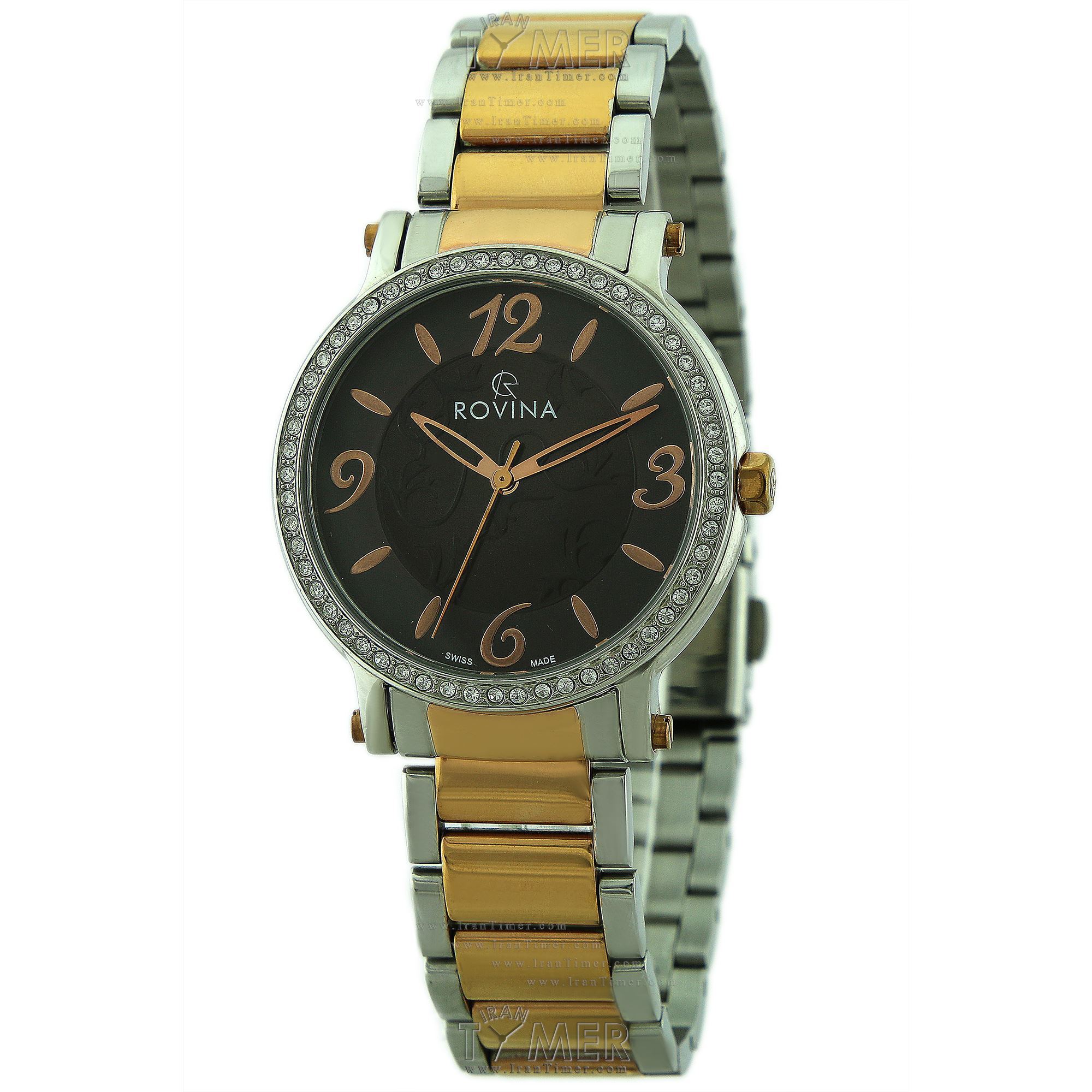 قیمت و خرید ساعت مچی زنانه رُوینا(ROVINA) مدل 51165L2BBR کلاسیک فشن | اورجینال و اصلی