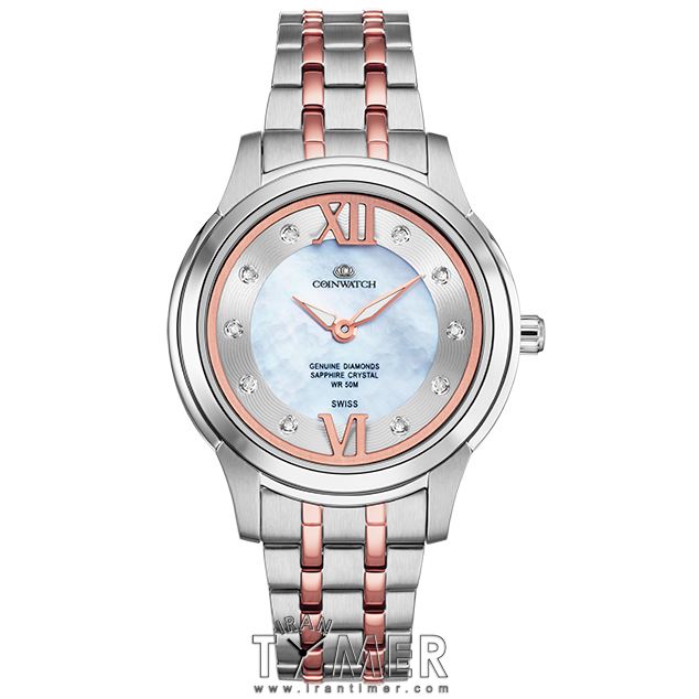 قیمت و خرید ساعت مچی زنانه کوین واچ(COINWATCH) مدل C141RWH کلاسیک | اورجینال و اصلی