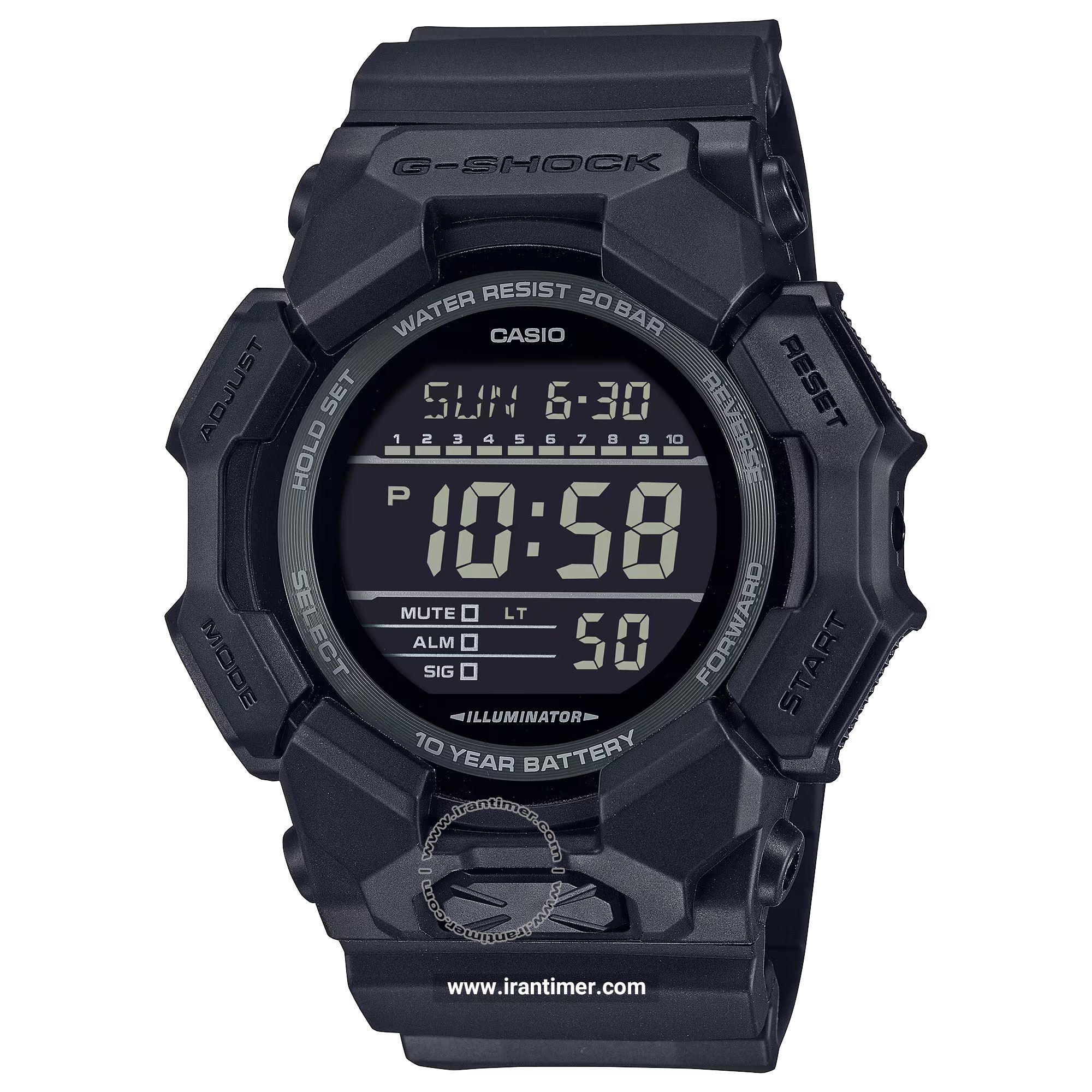 قیمت و خرید ساعت مچی مردانه کاسیو (CASIO) جی شاک مدل GD-010-1A1DR اسپرت | اورجینال و اصلی