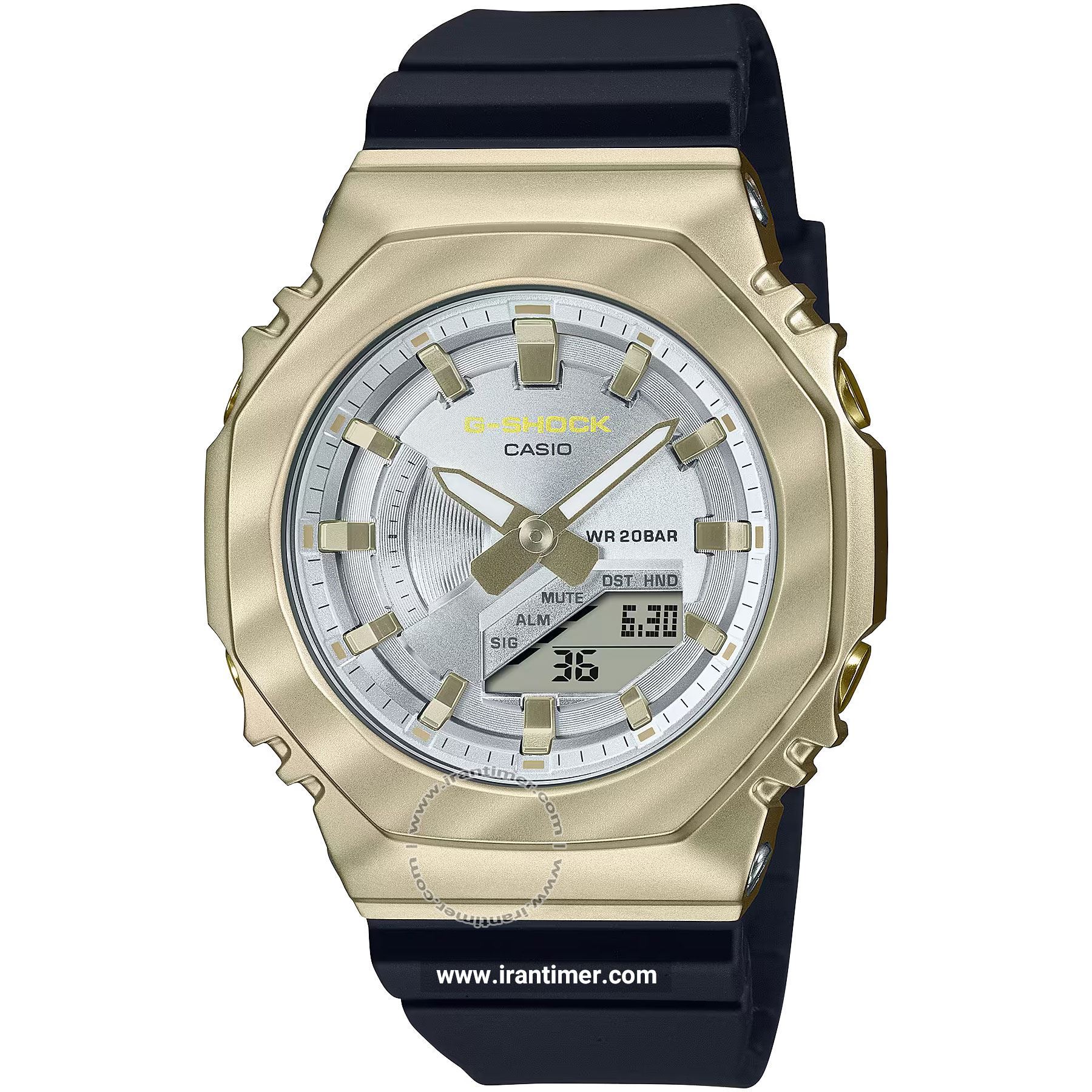قیمت و خرید ساعت مچی زنانه کاسیو (CASIO) جی شاک مدل GM-S2100BC-1ADR اسپرت | اورجینال و اصلی