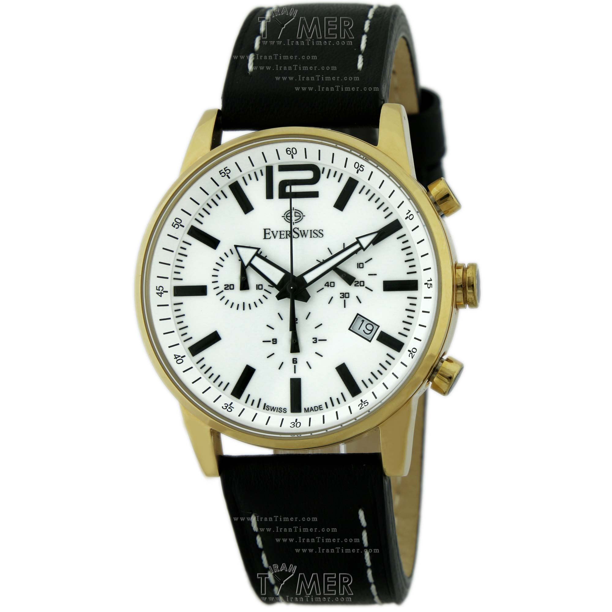 قیمت و خرید ساعت مچی مردانه اورسوئیس(EVER SWISS) مدل 19231-G157 کلاسیک | اورجینال و اصلی