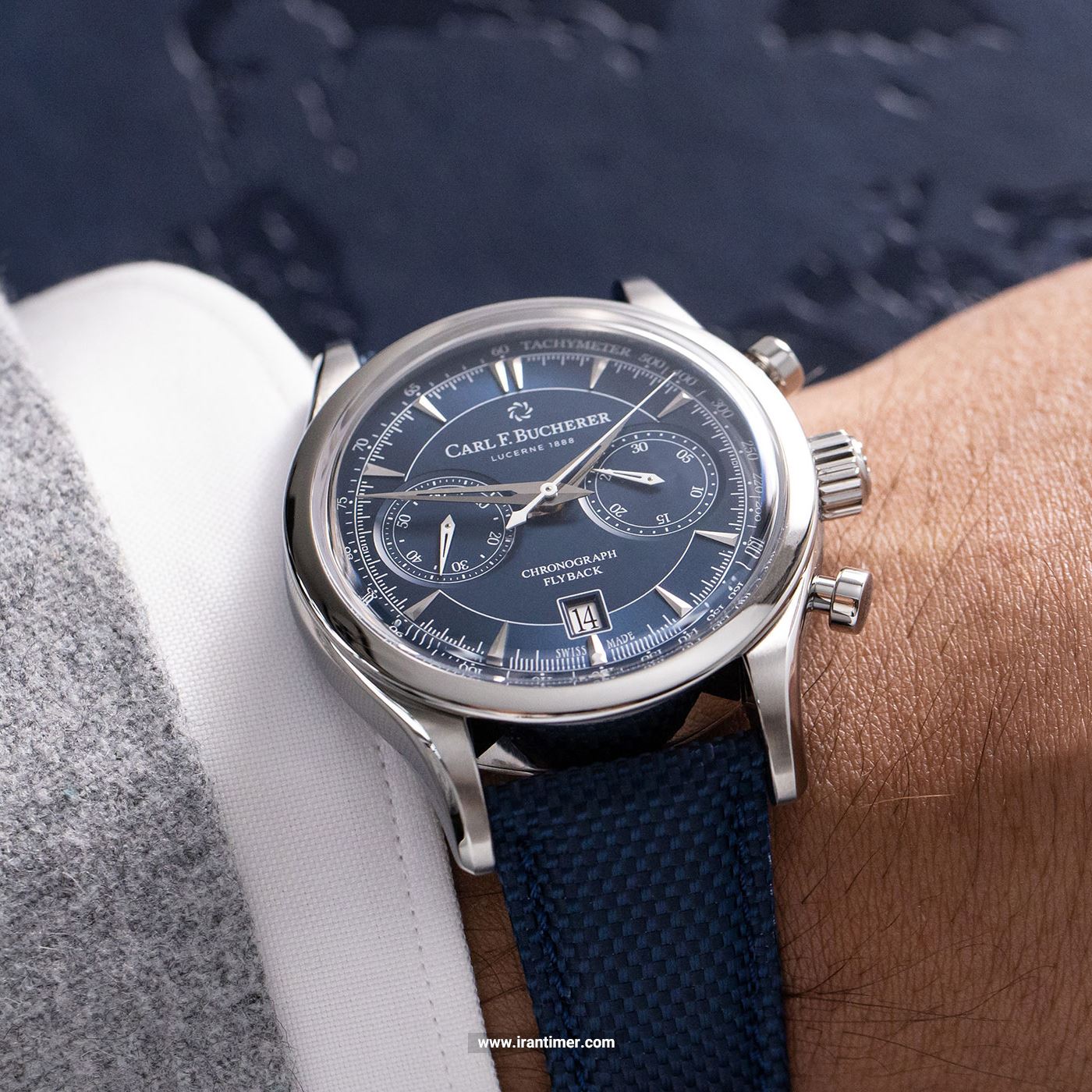 قیمت و خرید ساعت مچی مردانه کارل اف بوشرر(Carl F. Bucherer) مدل 00.10919.08.53.01 اسپرت | اورجینال و اصلی