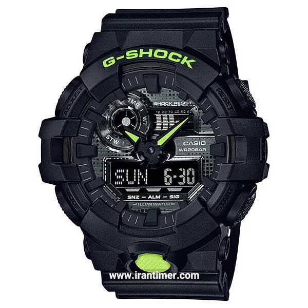 قیمت و خرید ساعت مچی مردانه کاسیو (CASIO) جی شاک مدل GA-700DC-1ADR اسپرت | اورجینال و اصلی