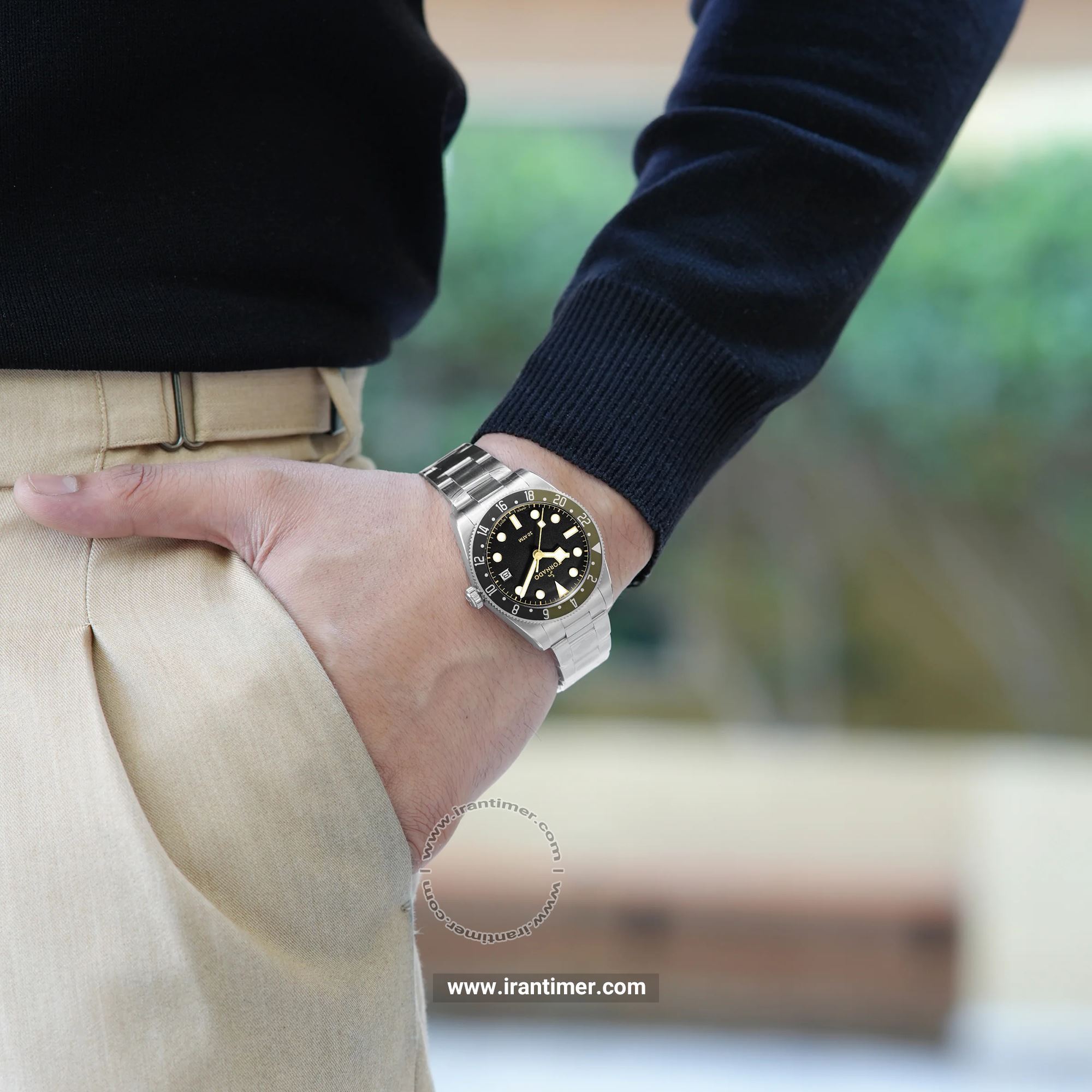 قیمت و خرید ساعت مچی مردانه تورنادو(Tornado) مدل T24006-D1 کلاسیک | اورجینال و اصلی