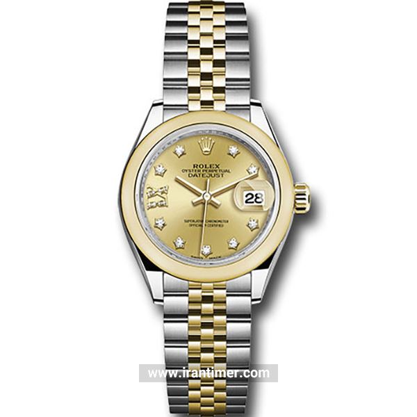 قیمت و خرید ساعت مچی زنانه رولکس(Rolex) مدل 279163 ch9dix8dj Gold کلاسیک | اورجینال و اصلی