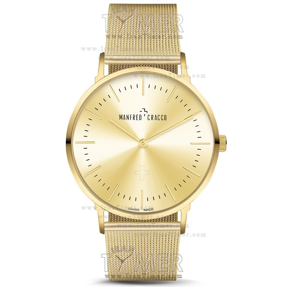 قیمت و خرید ساعت مچی مردانه زنانه مانفرد کراکو(MANFRED CRACCO) مدل MC40006GM کلاسیک | اورجینال و اصلی