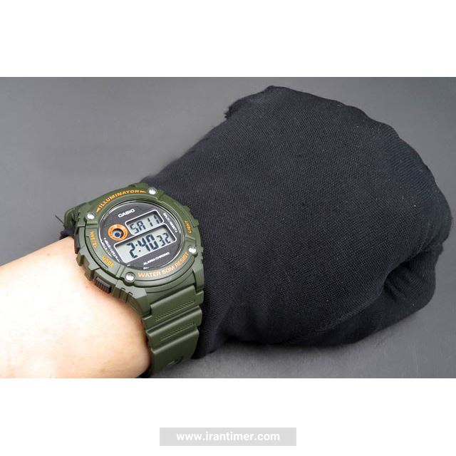 قیمت و خرید ساعت مچی مردانه کاسیو (CASIO) جنرال مدل W-216H-3BVDF اسپرت | اورجینال و اصلی