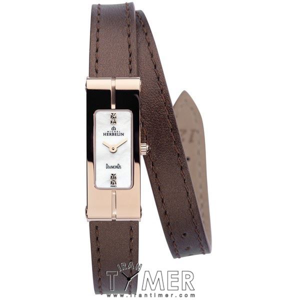 قیمت و خرید ساعت مچی زنانه مایکل هربلین(MICHEL HERBELIN) مدل 1055/PR89BRL کلاسیک | اورجینال و اصلی