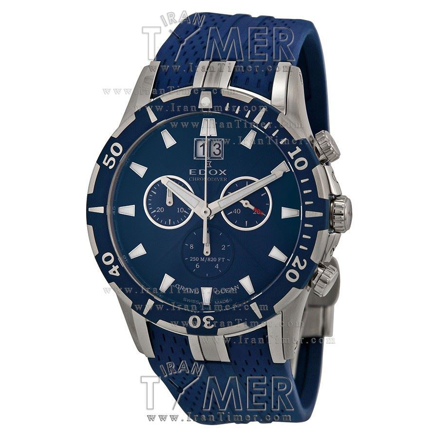 قیمت و خرید ساعت مچی مردانه ادُکس(EDOX) مدل 10022357BBUIN فشن | اورجینال و اصلی