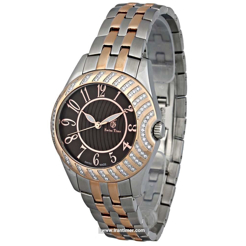 قیمت و خرید ساعت مچی زنانه سوئیس تایم(SWISS TIME) مدل ST 852-TT RG فشن | اورجینال و اصلی