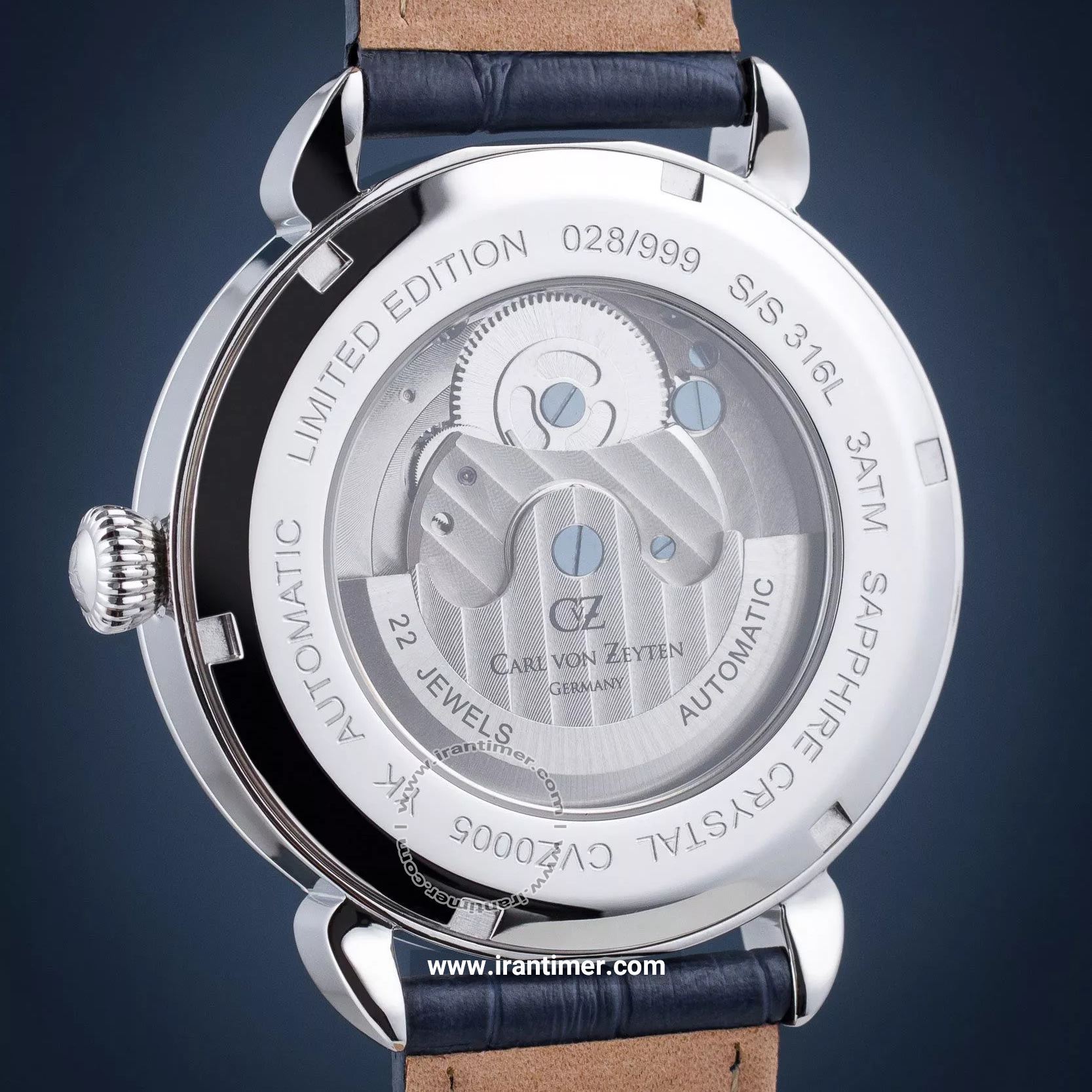قیمت و خرید ساعت مچی مردانه کارل ون زیتن(CARL VON ZEYTEN) مدل CVZ0005SBLS کلاسیک | اورجینال و اصلی