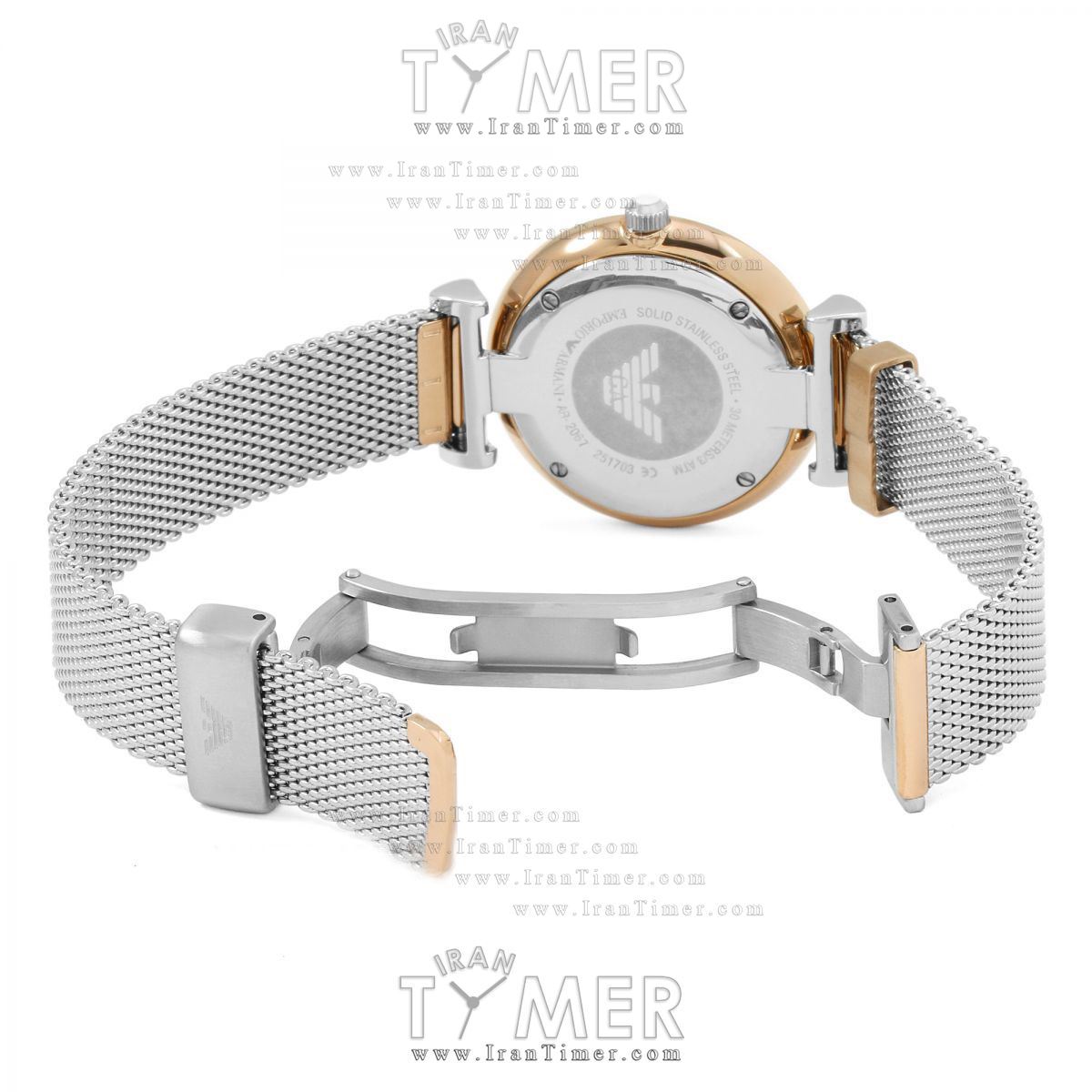 قیمت و خرید ساعت مچی زنانه امپریو آرمانی(EMPORIO ARMANI) مدل AR2067 کلاسیک | اورجینال و اصلی